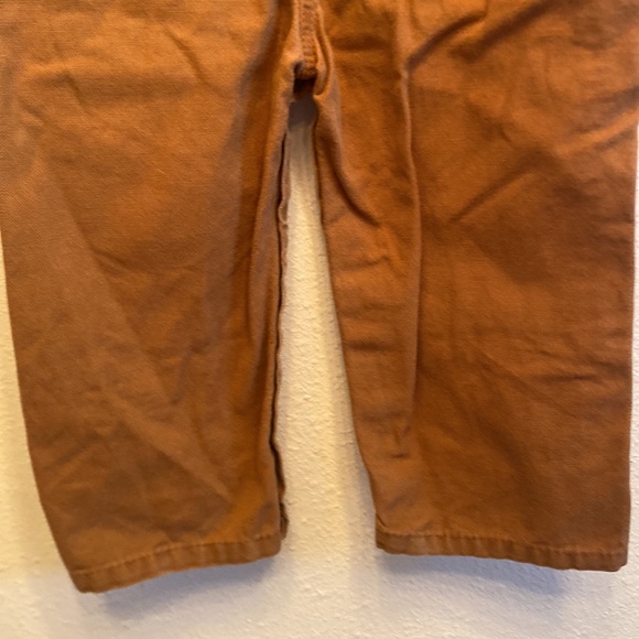 Carhartt Tan Cotton Canvas One-Piece Bib Overalls Baby Size 18M Unisex Preowned - Picture 11 of 11